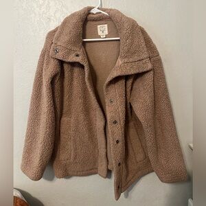 Billabong Tan Sherpa Jacket